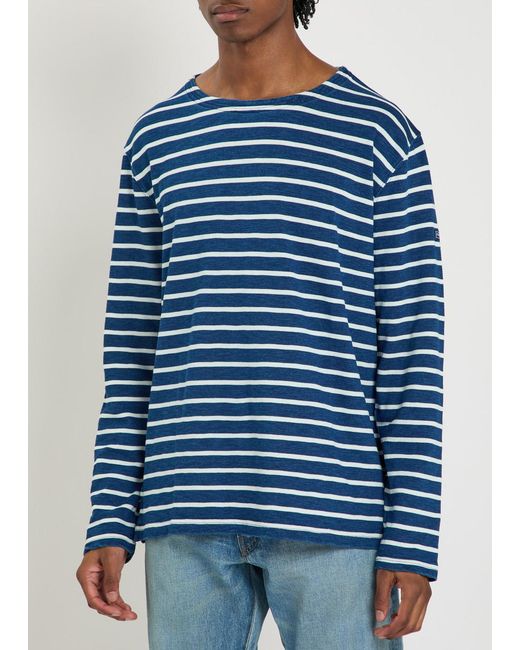 Polo Ralph Lauren Blue Striped Cotton T-Shirt for men