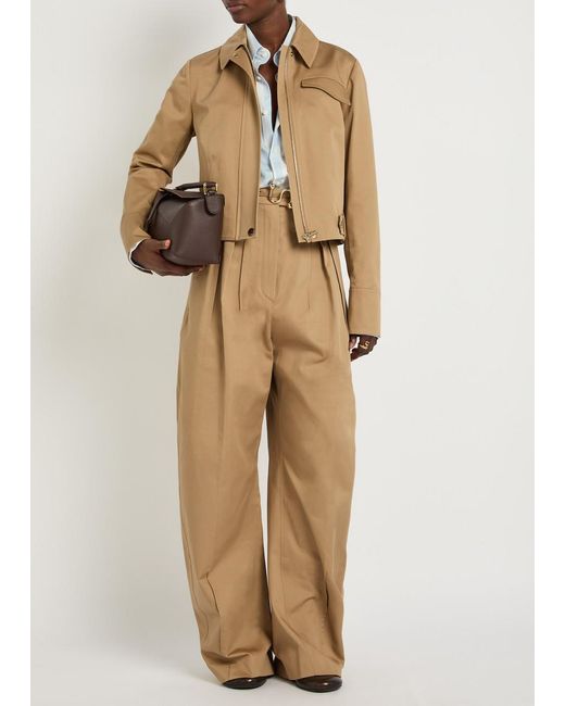 Sportmax Natural Belted Cotton Jacket