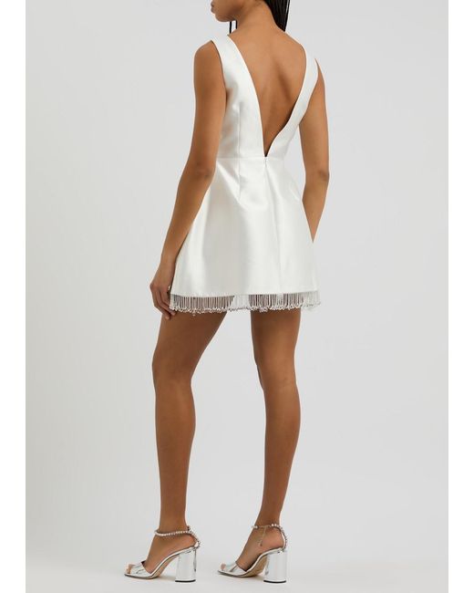 Odd Muse White Ultimate Muse Embellished Mini Dress