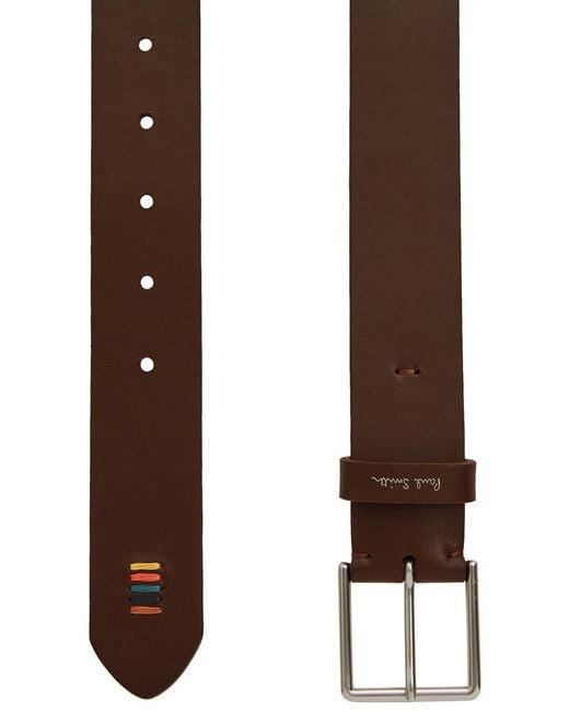 Paul Smith Brown Leather Belt for men