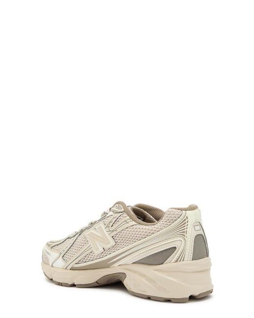 New Balance White 740 Panelled Mesh Sneakers