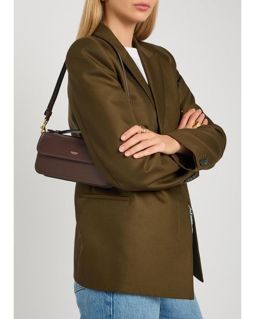 COACH Brown Elora Leather Top Handle Bag