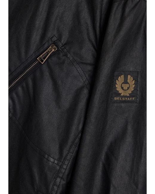Belstaff Black Sideline Waxed Cotton Jacket for men