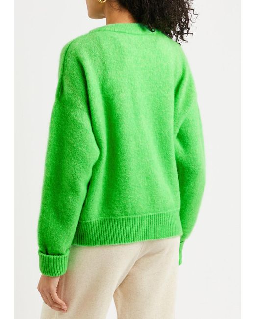 American Vintage Green Vitow Knitted Jumper