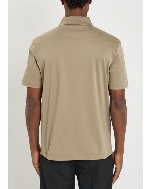 Boss Natural C-Paris 01 Logo-Appliquéd Cotton Polo Shirt for men