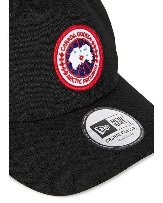 Canada Goose Black X New Era Logo Twill Cap for men