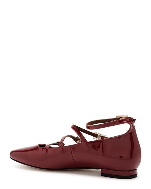 Alohas Red Luke Patent Leather Ballet Flats