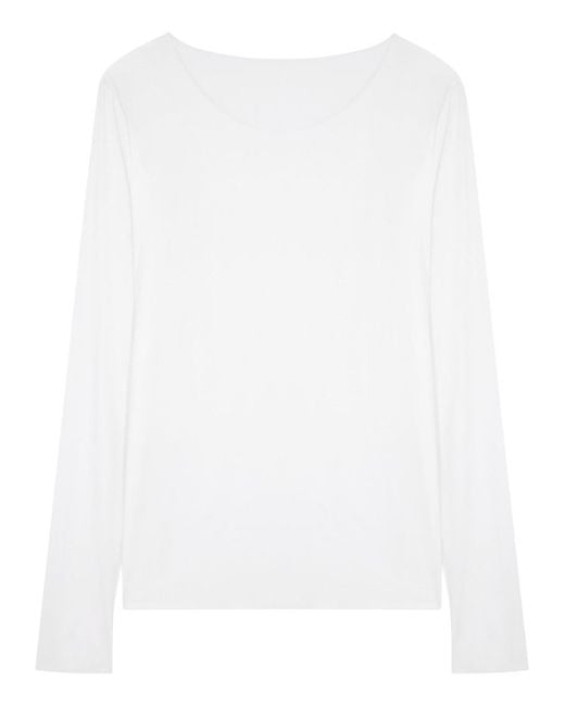 Wolford White Aurora Pure Stretch-jersey Top