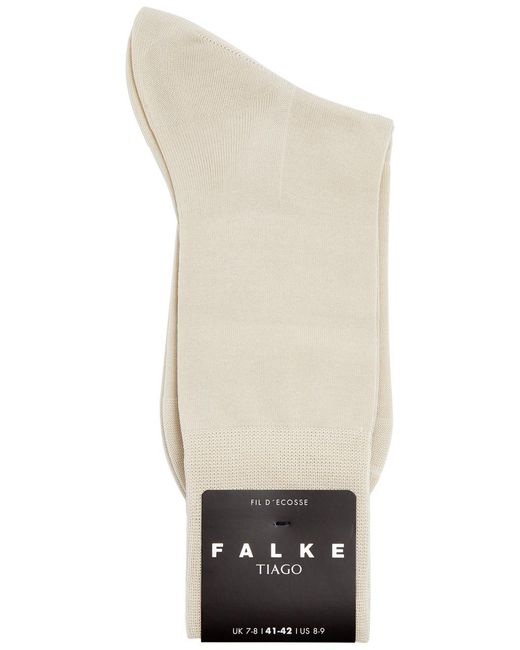 Falke White Tiago Cotton-blend Socks for men