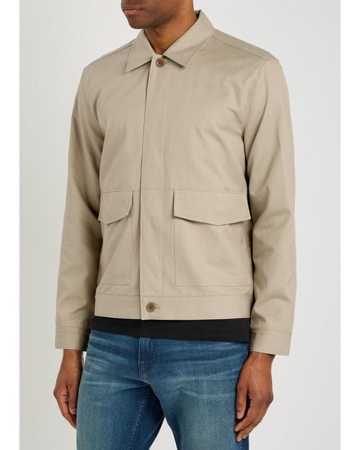 PAIGE Natural Lennon Twill Jacket for men