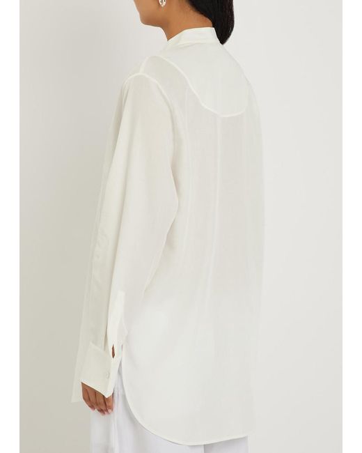 Rohe White Tuxedo Woven Shirt