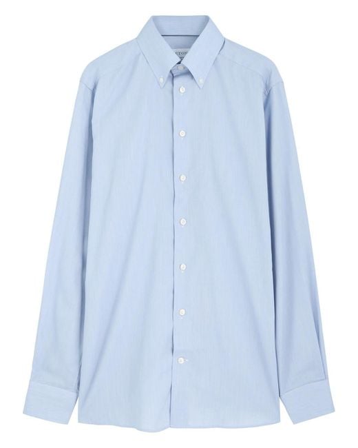 Eton of Sweden Blue Oxford Cotton Shirt for men
