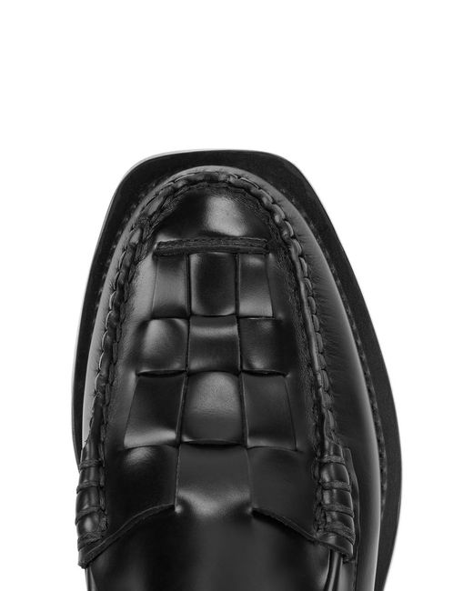 Hereu Black Nombela Leather Loafers