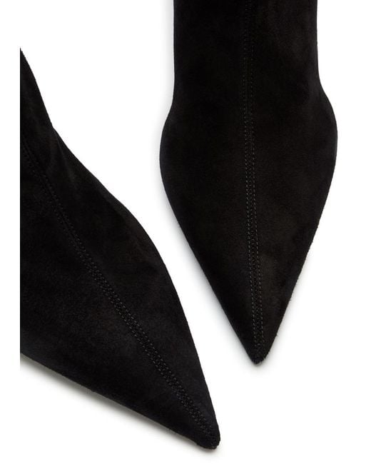Totême  Black 50 Suede Ankle Boots