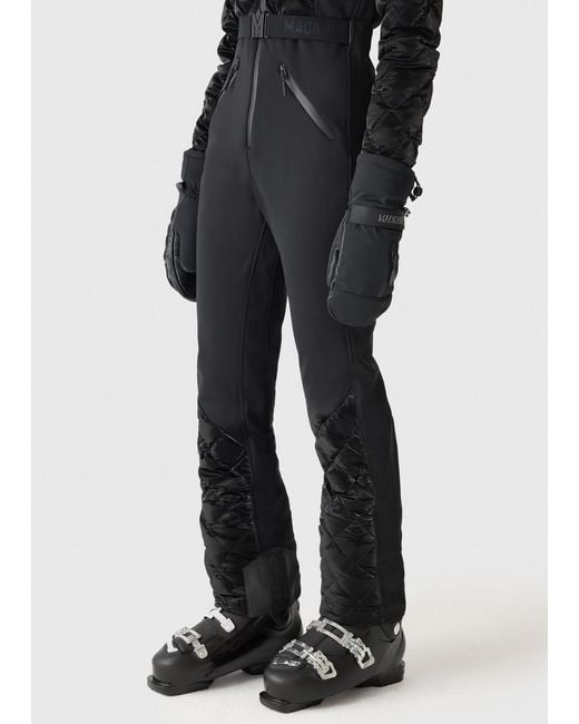 Mackage Black Inga Quilted Bonded Fleece Ski Suit