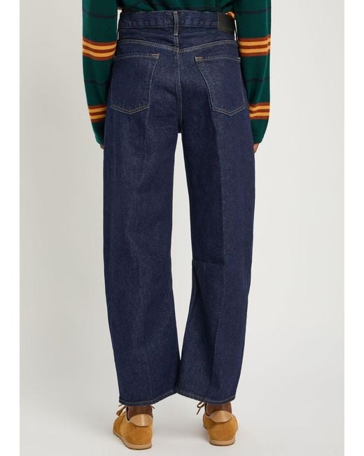Citizens of Humanity Blue Miro Barrel-Leg Jeans