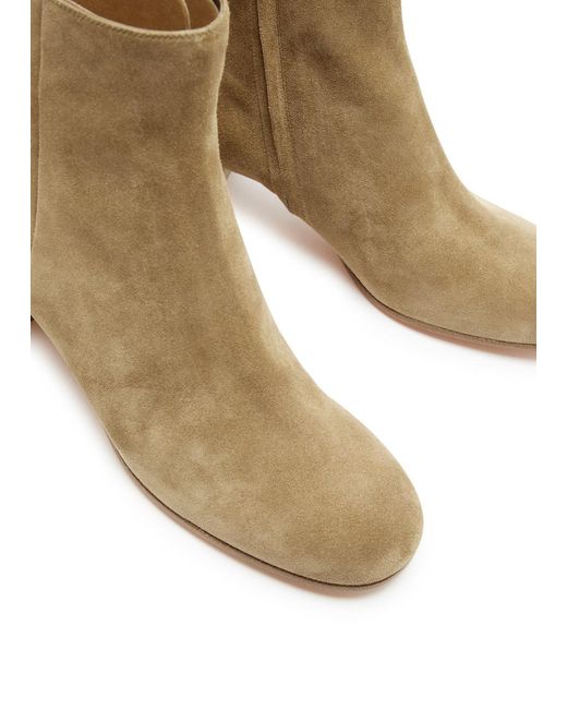 Gianvito Rossi Brown Camoscio Stivale 45 Suede Ankle Boots