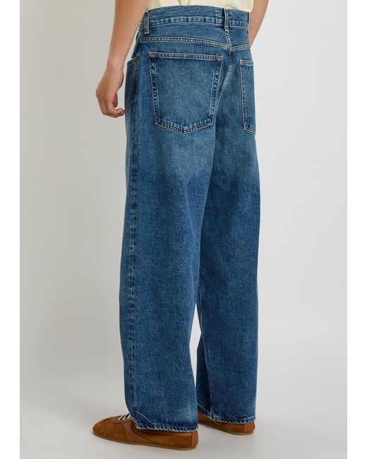Agolde Blue Deka Relaxed Straight-Leg Jeans for men