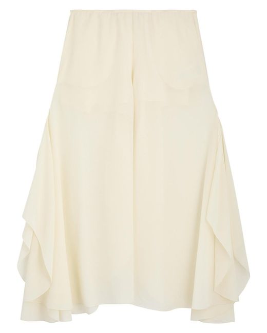 Chloé Natural Silk-Georgette Culottes