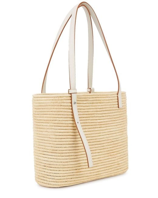 Loewe Natural Small Square Raffia Basket Bag