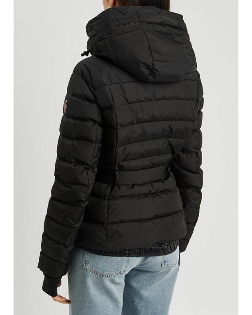 3 MONCLER GRENOBLE Black Beverley Quilted Shell Jacket