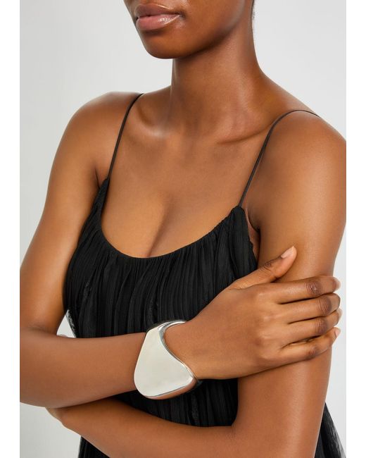 Agmes White Giselle Sterling Cuff