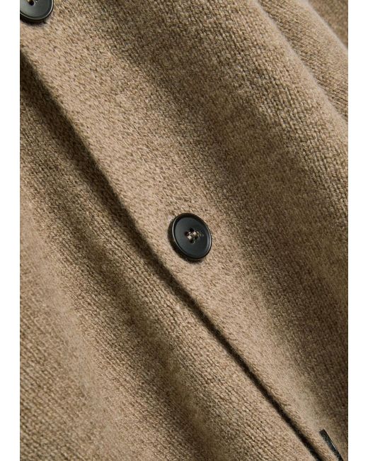 Sunspel Brown Wool Cardigan for men