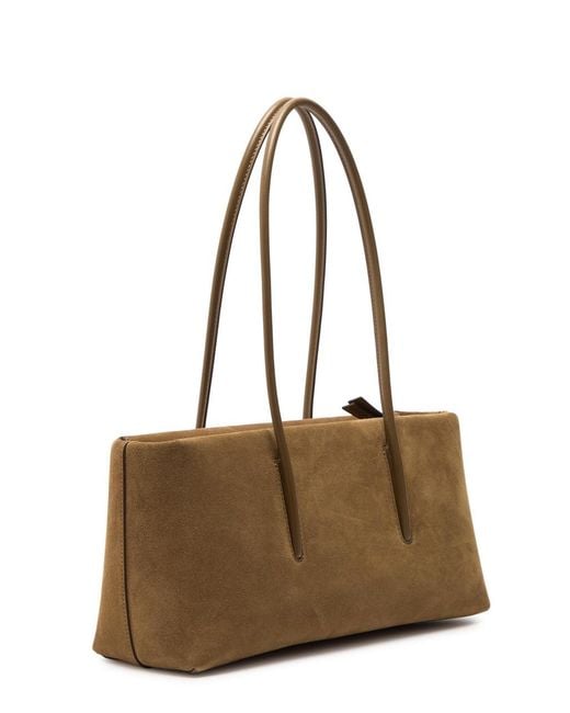 DeMellier London Natural The Stockholm Suede Shoulder Bag