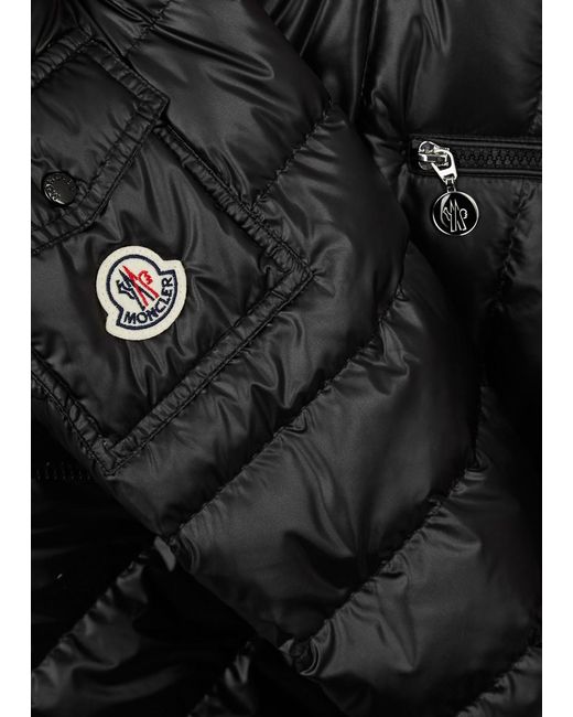Moncler Black Amintore Long Down Jacket