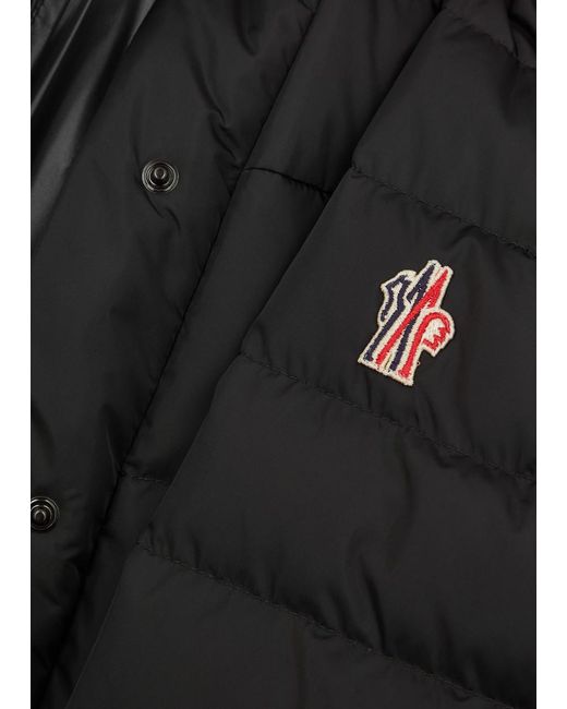 3 MONCLER GRENOBLE Black Beverley Quilted Shell Jacket