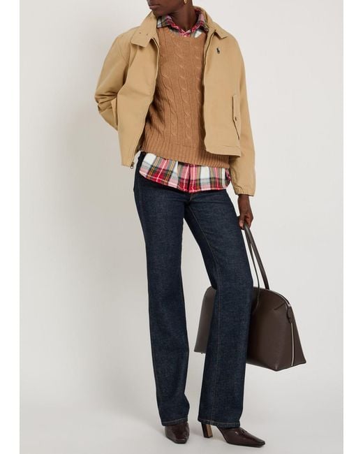 Polo Ralph Lauren Natural Funnel-Neck Canvas Jacket