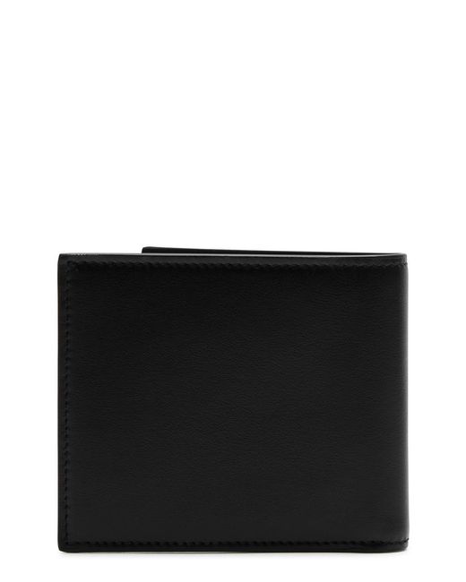 Dolce & Gabbana Black Logo-print Leather Wallet for men