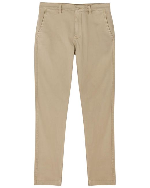 Levi's Xx Chino Tapered Stretch-cotton Chinos in Natural for Men | Lyst UK