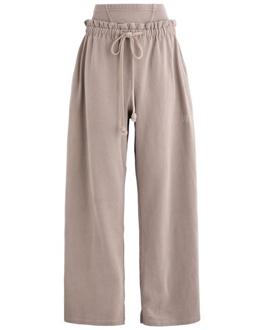 KNWLS Gray Haze Layered Cotton Sweatpants