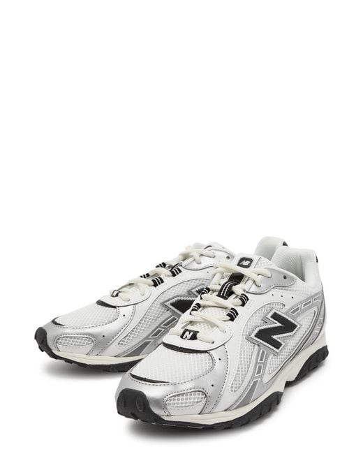 New Balance White 204L Panelled Mesh Sneakers for men