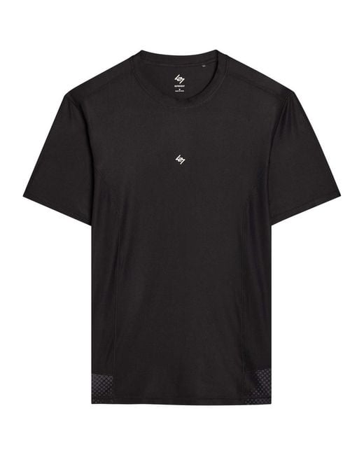 Represent Black 247 Hybrid Printed Stretch-Jersey T-Shirt for men