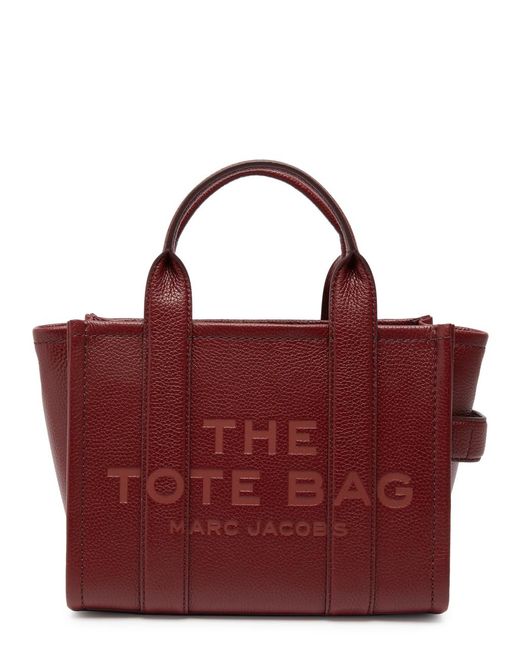 Marc Jacobs Red The Tote Small Leather Tote