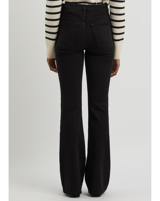 FRAME Black The Reboot Boot-Leg Jeans