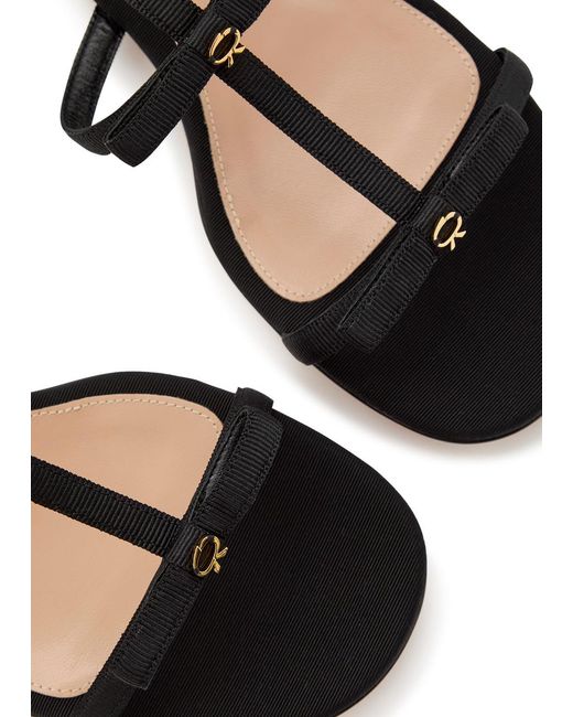 Gianvito Rossi Natural Malou Woven Sandals