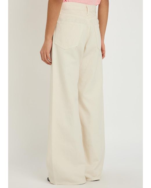 Mother Natural The Lemon Twist Wide-Leg Jeans