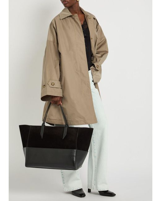 Metier Black Incognito 42 Suede Tote Bag