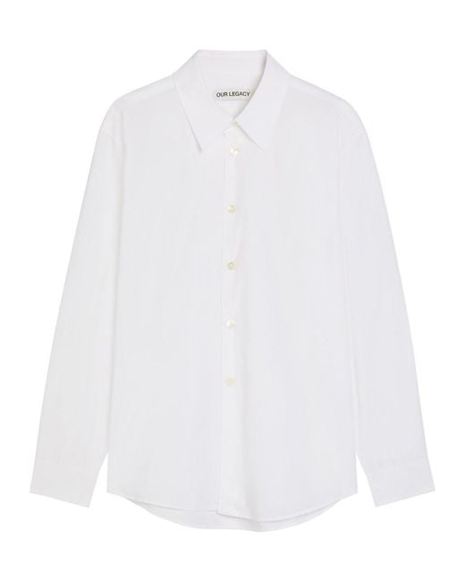 Our Legacy White Beyond Woven Shirt for men