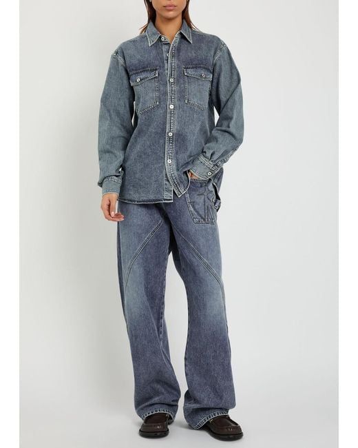 J.W. Anderson Blue Shirt