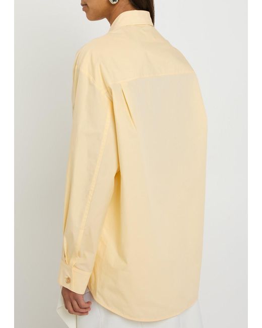 Khaite Natural Goya Cotton-Poplin Shirt