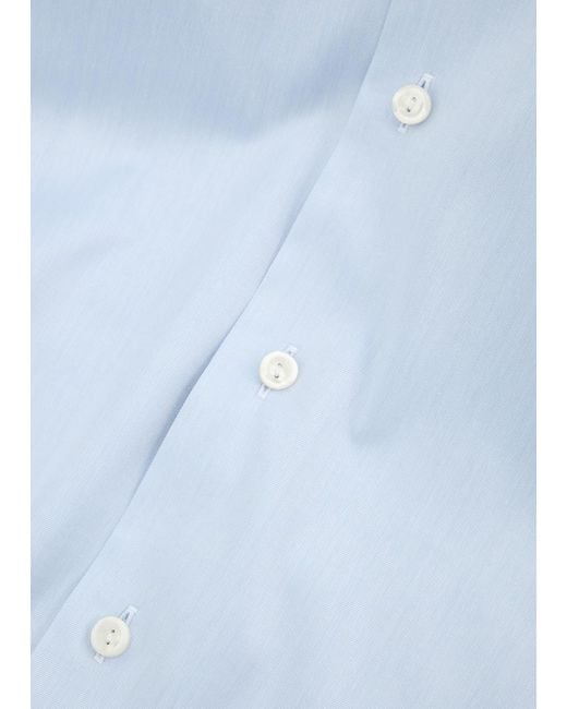Eton of Sweden Blue Cotton-Twill Shirt for men