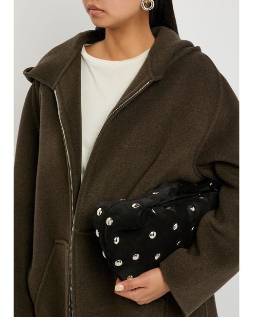 Khaite Brown Dolem Hooded Wool Jacket