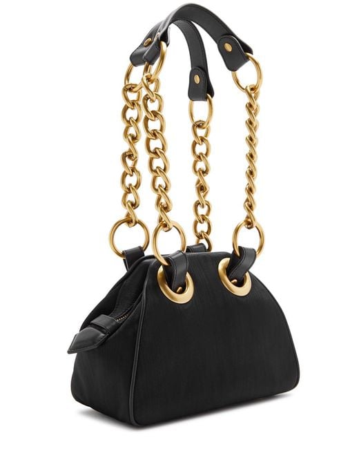Vivienne Westwood Black Orb Moiré Shoulder Bag