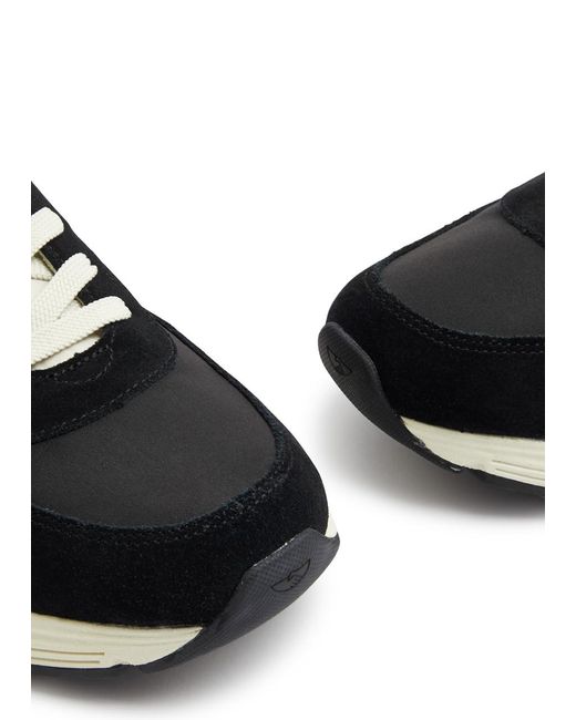 Stepney Workers Club Black Osier S-strike Panelled Nylon Sneakers for men