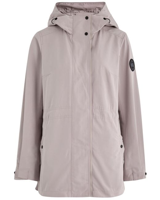 Canada Goose Gray Minden Hooded Shell Jacket