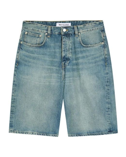 Won Hundred Blue Kayce Denim Shorts for men